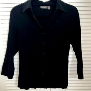 Black blouse with a little stretch